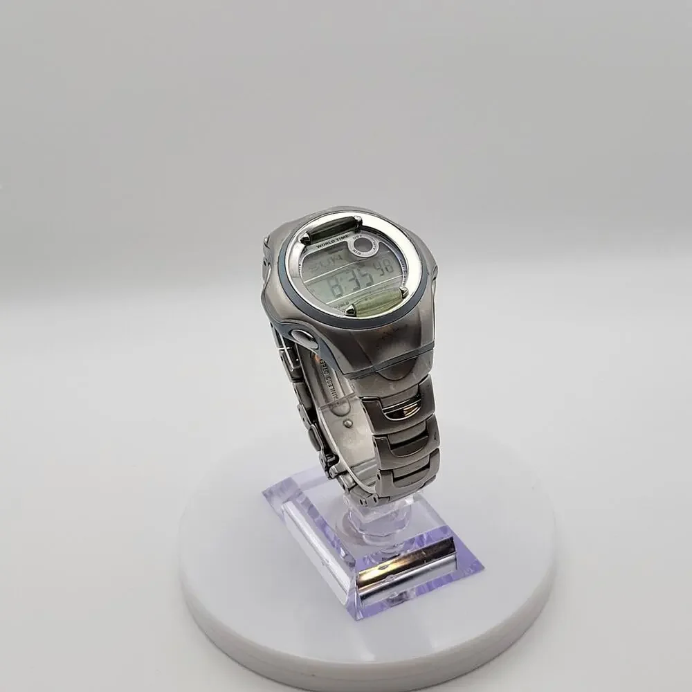 Vintage Casio Baby-G G-ms MSG-140 Digital Metal Watch Y2K Cyber Aesthetic